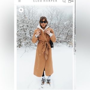 Cleo Harper x Kelsey Wells City Coat